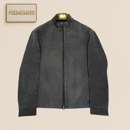 Zegna Jenia Button-down Zipper Casual Jacket