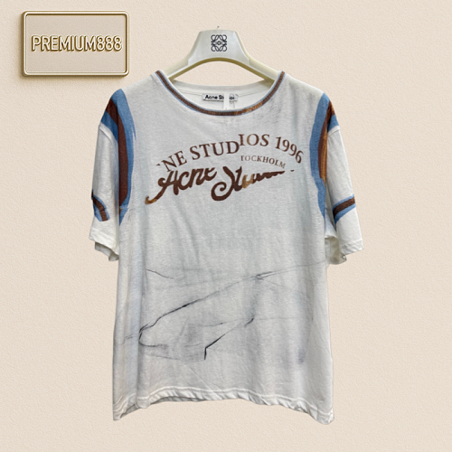 Acne Studios Graffiti Illusion Print Short-sleeved Top
