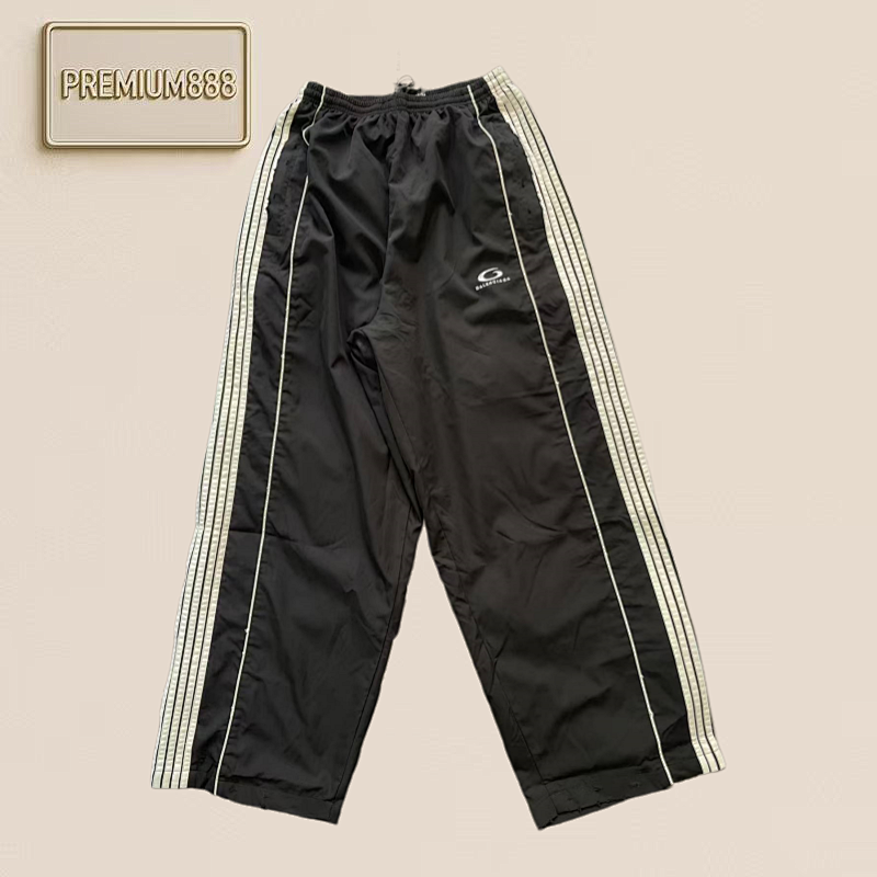 Balenciaga Blcg Circular Five-Strip Denim Pants