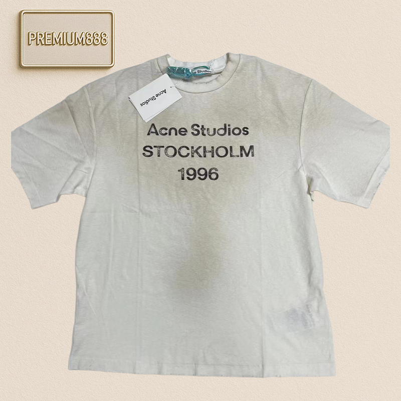 AC Old-looked Cotton And Linen Short-sleeved Shirt