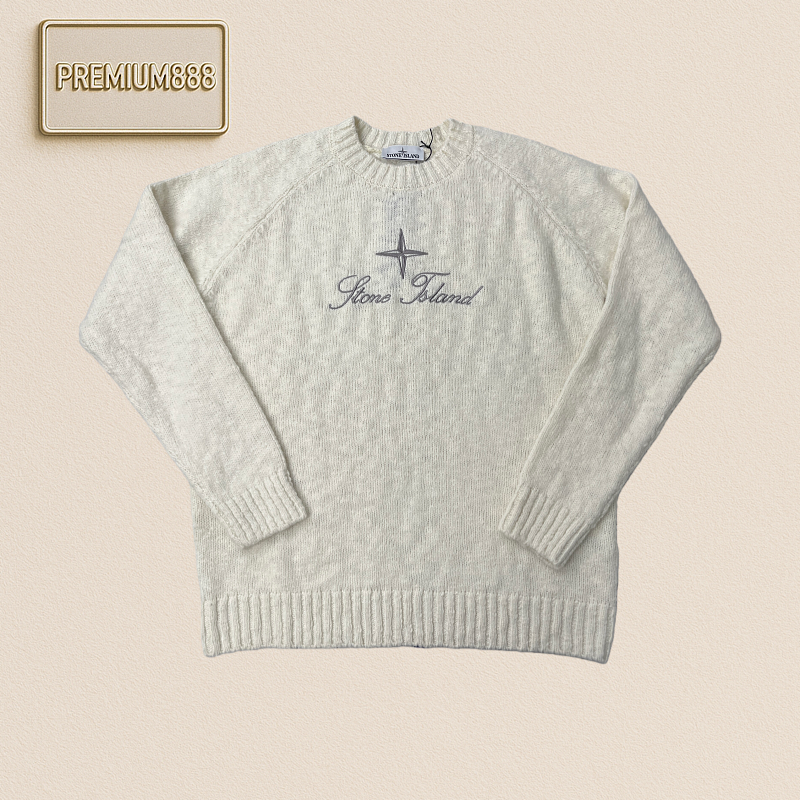 Stone Island Holiday Limited Edition Logo Embroidery Sweater