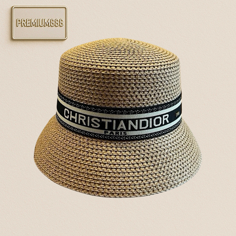 Dior's New Straw Hat Made Of Japanese Papyrus The King Of Running Volume Head Circumferenc