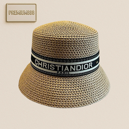 Dior's New Straw Hat Made Of Japanese Papyrus The King Of Running Volume Head Circumferenc
