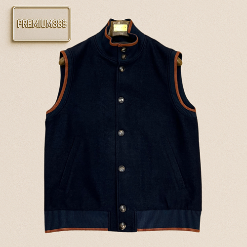 Loro Piana No. Yoo Pianya Contrasting Edge Buttoned Collar Single-Button Jacket