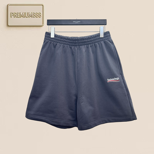 Bal Paris Classic Cola Letter Embroidered Shorts