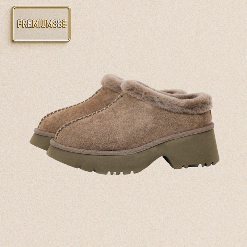 Ugg Fishman Wedge Heel 5cm Thick-soled Snow Boots For Women