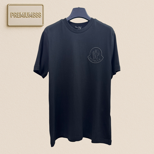 Monc Montou Three-Dimensional Logo Cotton Short-Sleeved T-Shirt