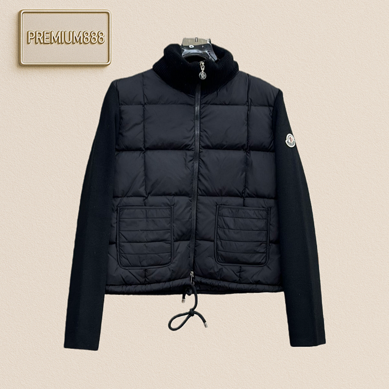 Moncler 24Fw Five-check Patchwork Down Jacket