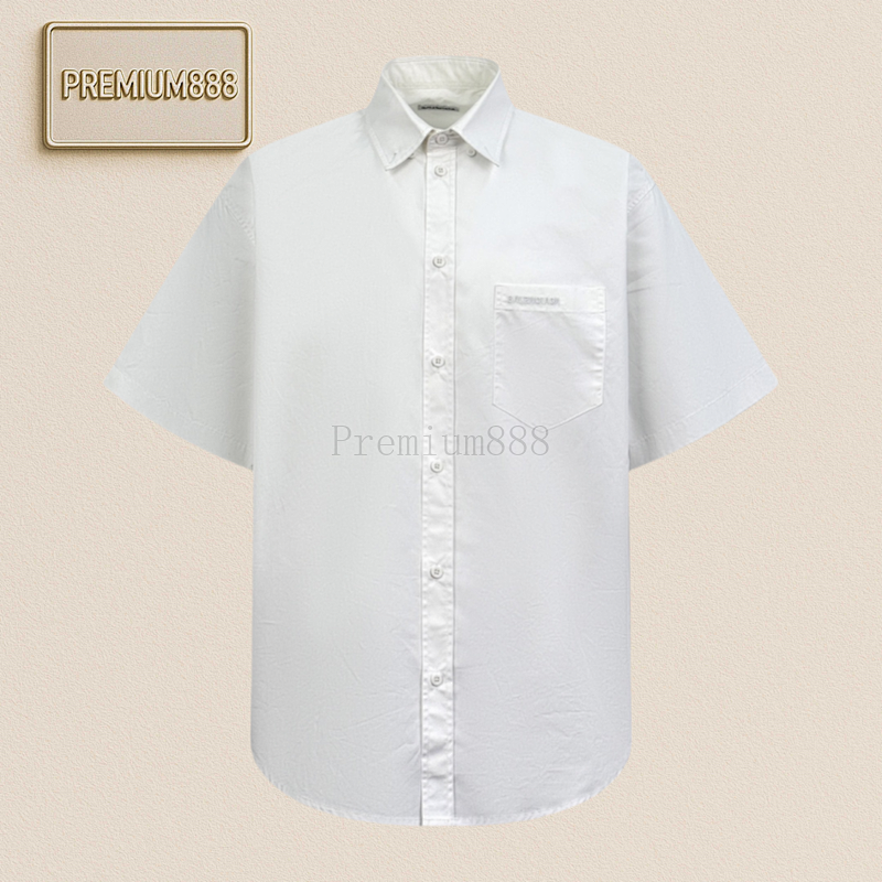Balenciaga Ba Lenciaga Tape Short Sleeve Shirt