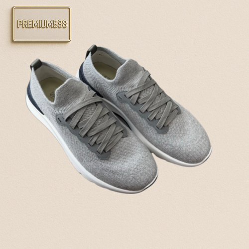 BC Fabric Cowhide Patchwork Sports Shoes
