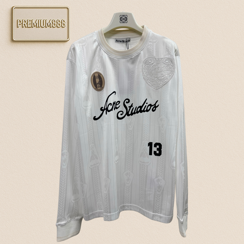 Acne Studios Spring Summer Football Uniform - Technological Jacquard Fabric With Logo Long