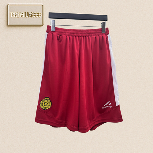 Bal Paris Manchester Breathable Mesh Logo Embroidered Shorts