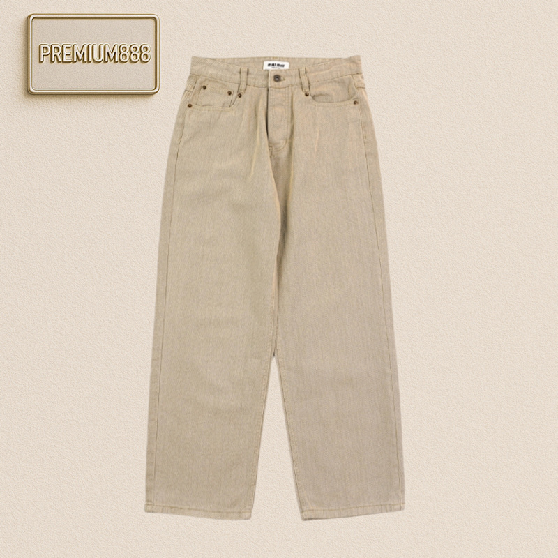 Mi U Miu Khaki Casual Jeans