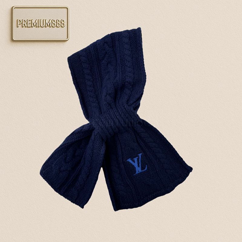 Louis Vuitton LV All-wool Knitted Scarf