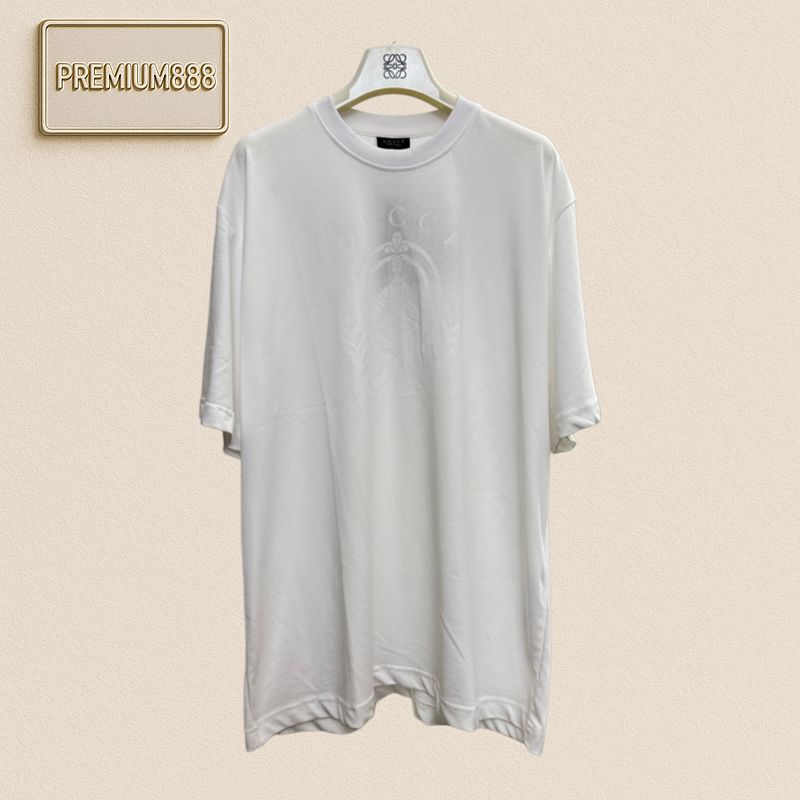 Gucci - Wheat Ear Knight Print Short-Sleeved T-Shirt