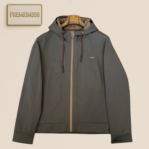 Zegna Jenia Hooded Casual Windproof Jacket