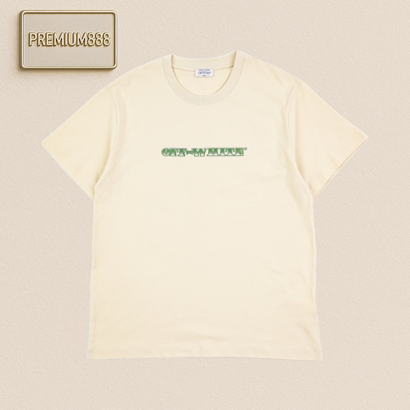 OW 25ss Dollar Arrow Print Short Sleeves