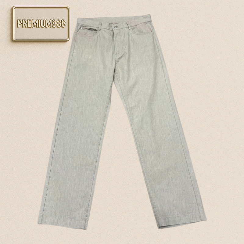Loro Piana Cotton-polyester Straight-leg Denim Casual Pants