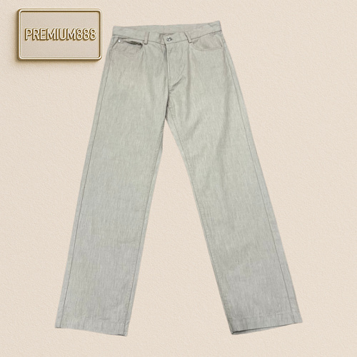Loro Piana Cotton-polyester Straight-leg Denim Casual Pants