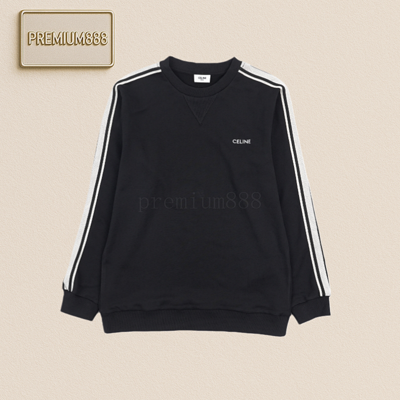 Celine Webbing Round-neck Sweatshirt