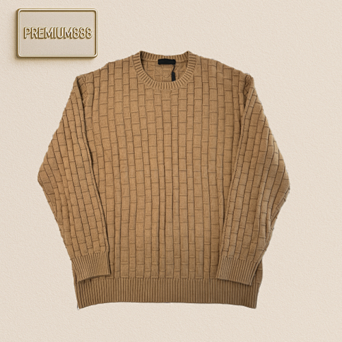 Prada Pra Two-color Bamboo-joint Round Neck
