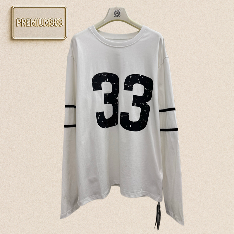 Chrome Hearts CH Crocin 33 Digital Hoof Print Long-Sleeved T-Shirt