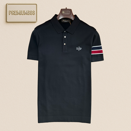 Loro Piana Classic LP Logo Embroidered Polo Shirt