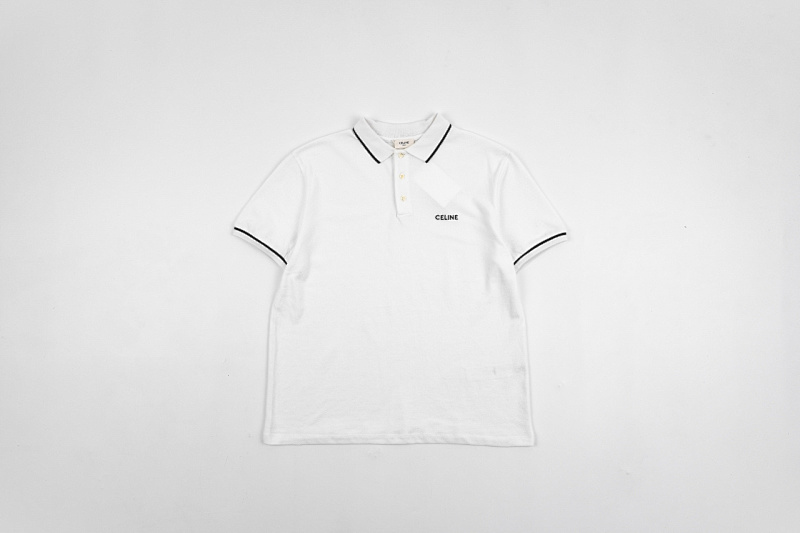 CE Small Letter Polo White Model