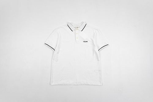 CE Small Letter Polo White Model