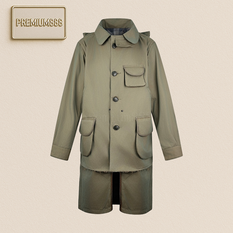 Maison Margiela Double-sided Multi-functional Cotton Jacket