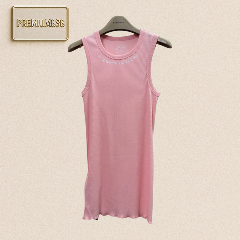 Chrome Hearts CH Crocin Love Message Lettered Print Tank Top