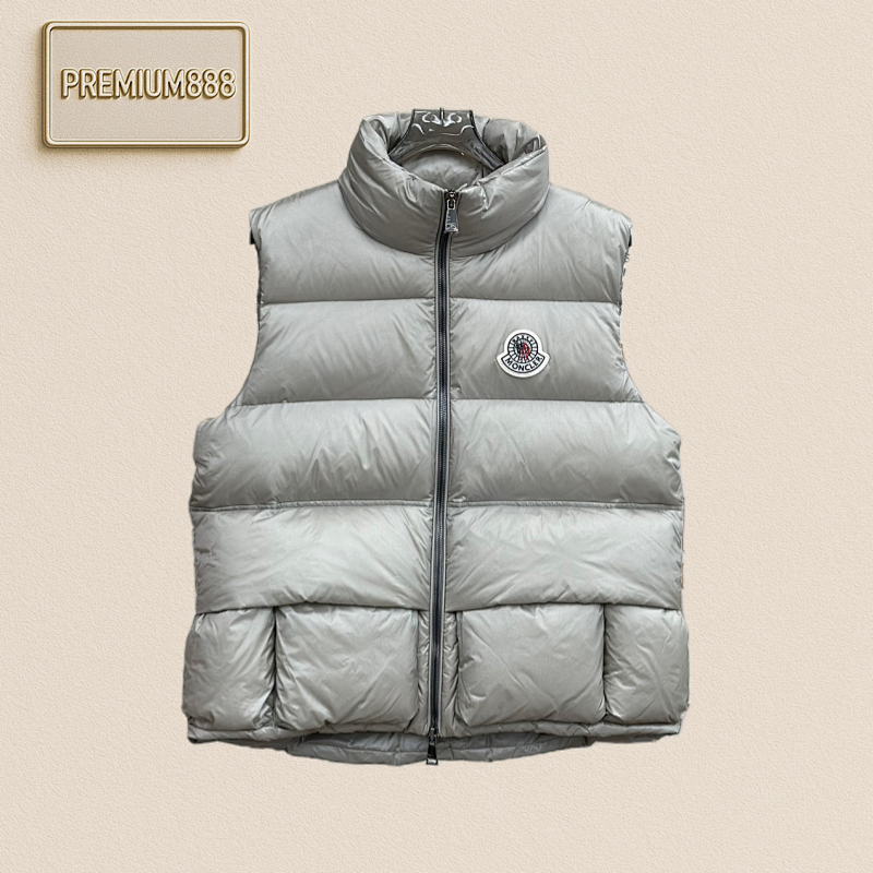 Moncler X Christopher Raxxy Star-endorsed Quilted Zipper Down Vest For Both Men And Women