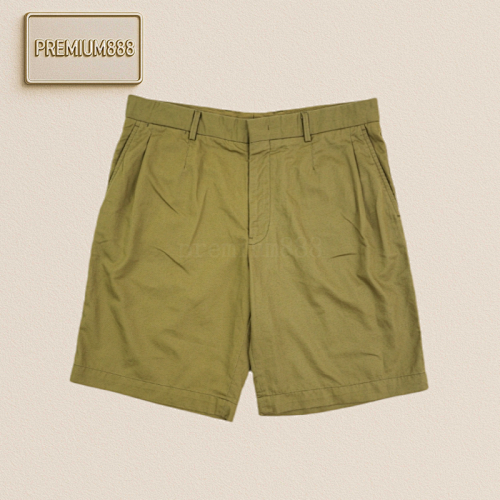 Ze Gna Casual Suit Shorts Retro Green