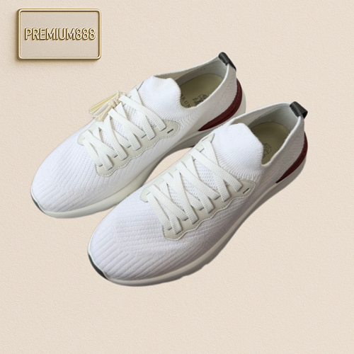 BC Fabric Cowhide Patchwork Sports Shoes