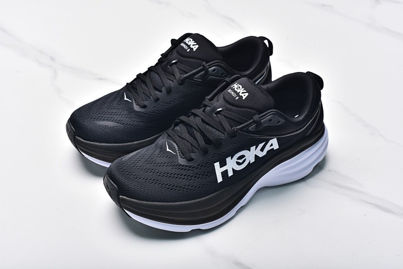 Hoka One Bondi 8 Bondi 8 Black And White