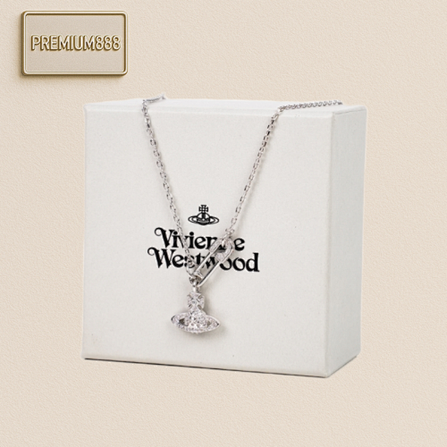Vivienne Westwood Beautiful Pin Saturn Necklace
