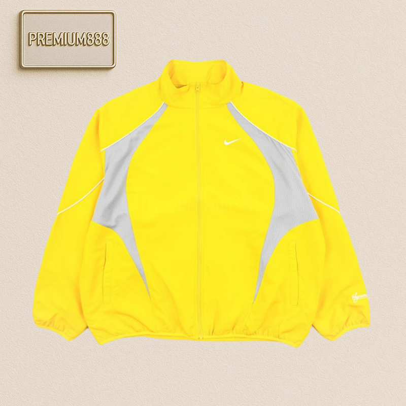 Supreme Sup 25ss Collaboration Swoosh Graphic Stand-up Collar Jacket