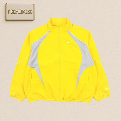 Supreme Sup 25ss Collaboration Swoosh Graphic Stand-up Collar Jacket