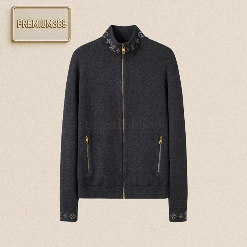 Louis Vuitton LV Monogram Zipper Cardigan