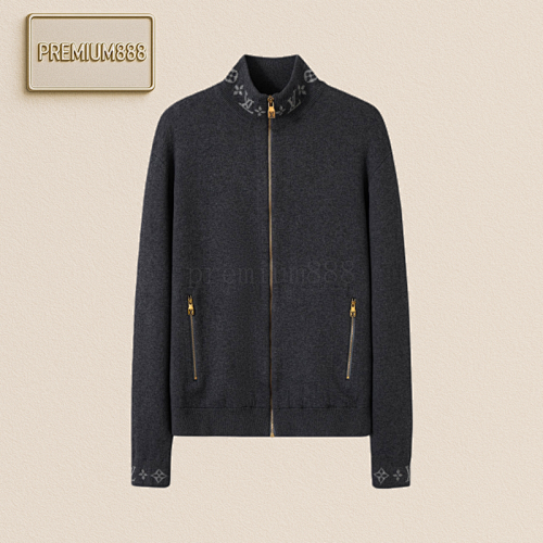 Louis Vuitton LV Monogram Zipper Cardigan