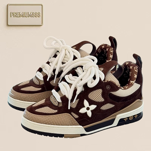 Louis Vuitton LV Skate Brown Sport Shoes