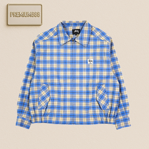 Sts 25Fw Small Label Blue Checkered Jacket