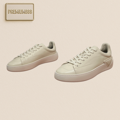 Prada Men's Court Leather Sport Shoes For Sale