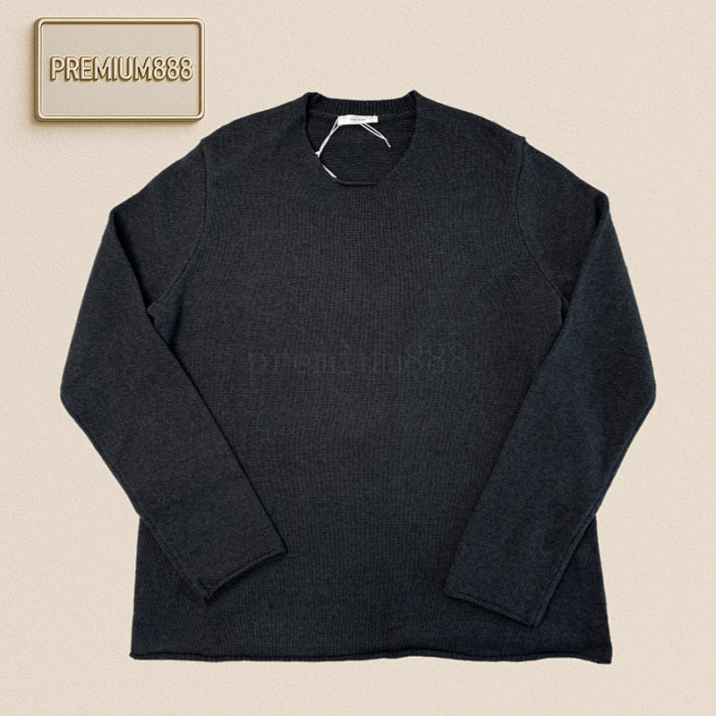 The Row Collarless Knitted Sweater