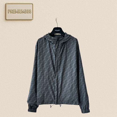 Fendi Double F Printed Two-Sided Wearable Jacket