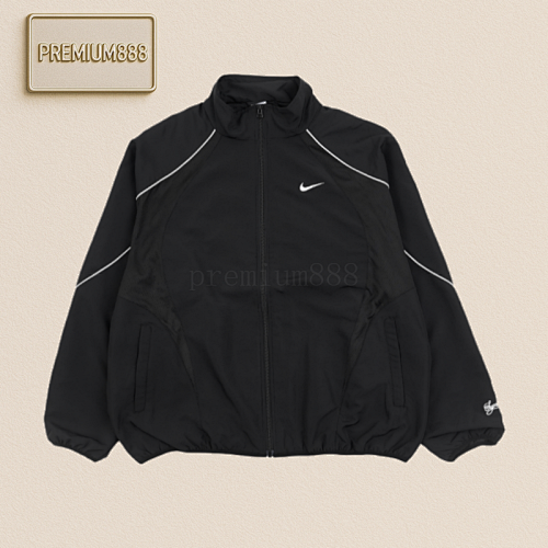 Supreme Sup 25ss Collaboration Swoosh Graphic Stand-up Collar Jacket