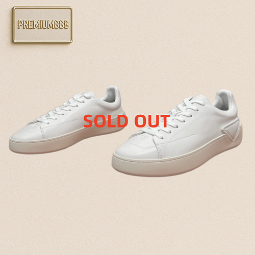 Prada Men's Court Leather Sport Shoes For Sale