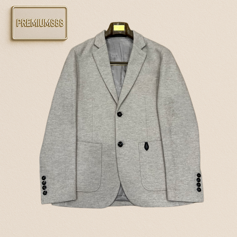 Berluti Bruetti Wool Blended Casual Single-Piece Buttoned Jacket