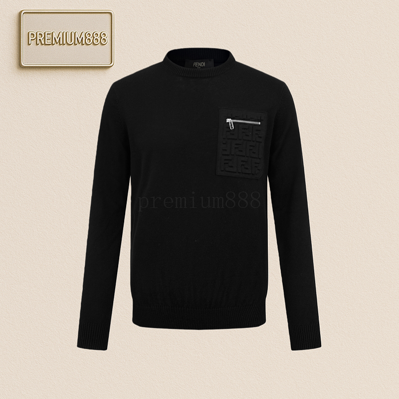 Fendi Embossed Pocket Sweater