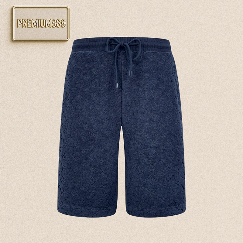 Louis Vuitton Lou IS Vuitton Embossed Terry Cloth Shorts